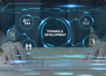 Concept impage of training and development